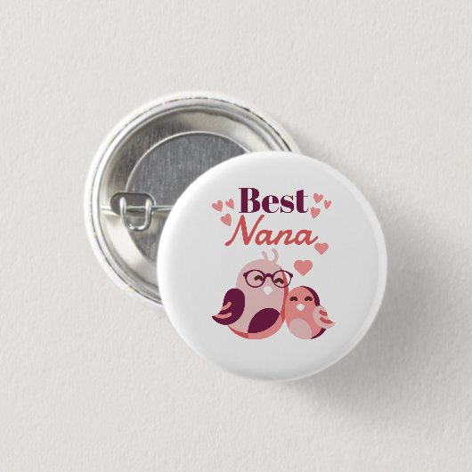 Beste Nana Ronde Button 3,2 Cm (Voorkant /achterkant)