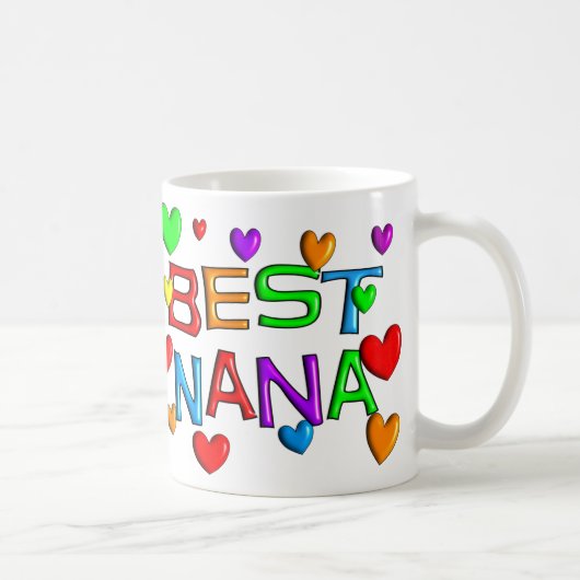 Beste Nana T-Shirts & Gifts Koffiemok (Rechts)