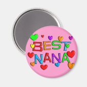 Beste Nana T-Shirts & Gifts Magneet (Voorkant / Achterkant)