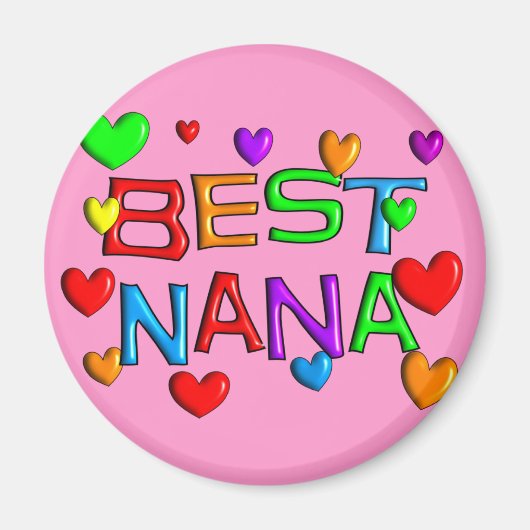 Beste Nana T-Shirts & Gifts Magneet (Voorkant)