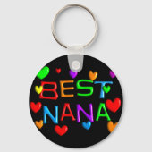 Beste Nana T-Shirts & Gifts Sleutelhanger (Voorkant)