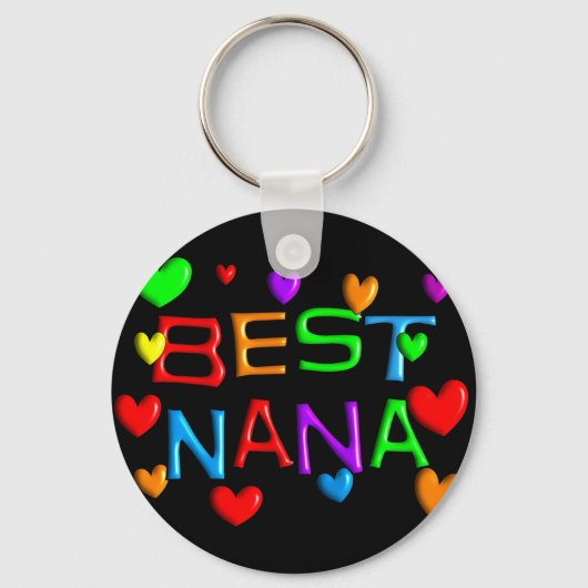 Beste Nana T-Shirts & Gifts Sleutelhanger (Voorkant)