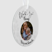 Beste Nanny Oma ter Wereld Customize Foto Ornament (voorkant)