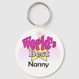 Beste nanny ter wereld sleutelhanger