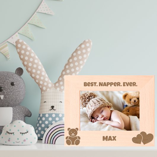 Beste Napper ooit, Grappige Schattigee gepersonali Gegraveerde Lijstjes