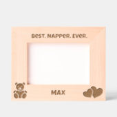 Beste Napper ooit, Grappige Schattigee gepersonali Gegraveerde Lijstjes (Voorkant)