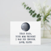 Beste Nasa Love Pluto Briefkaart (Staand voorkant)