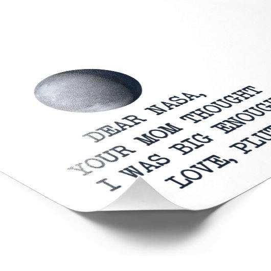 Beste Nasa Love Pluto Foto Afdruk (Hoek)