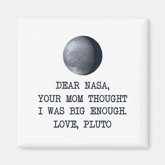 Beste Nasa Love Pluto Magneet (Voorkant)
