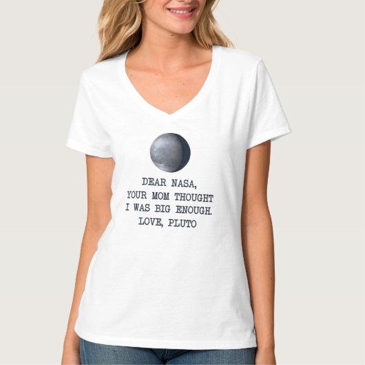 Beste Nasa Love Pluto T-shirt (Voorkant)