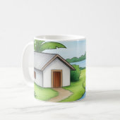 Beste natuur koffiemok (Voorkant links)