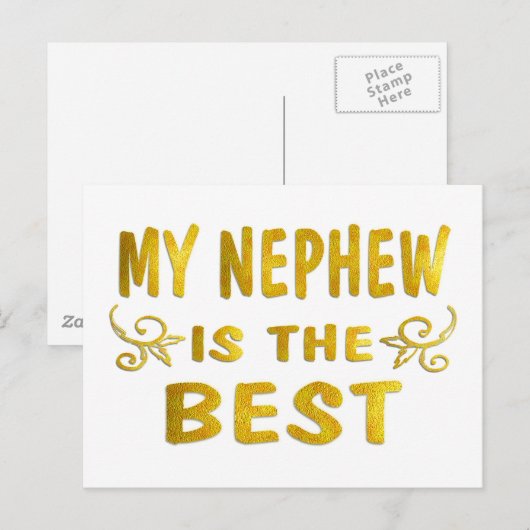 Beste Neef Briefkaart (Voorkant / Achterkant)