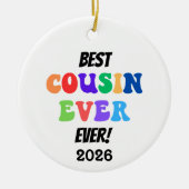 Beste neef/neefjes groep ooit keramisch ornament (Voorkant)
