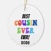 Beste neef/neefjes groep ooit keramisch ornament (Links)