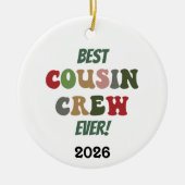 Beste neef/neefjes groep ooit keramisch ornament (Voorkant)