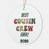 Beste neef/neefjes groep ooit keramisch ornament (Links)