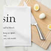 Beste Neef of Niece Ter Wereld Definitie Theedoek (Quarter Fold)