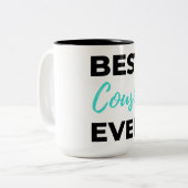 Beste neef ooit 2 tweekleurige koffiemok (Voorkant links)