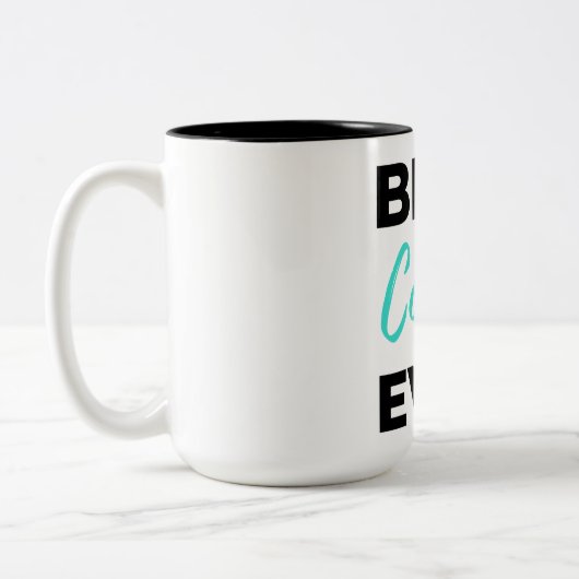Beste neef ooit 2 tweekleurige koffiemok (Links)