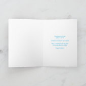 Beste neef ooit 84ste verjaardag typografie in bla kaart (Binnen)