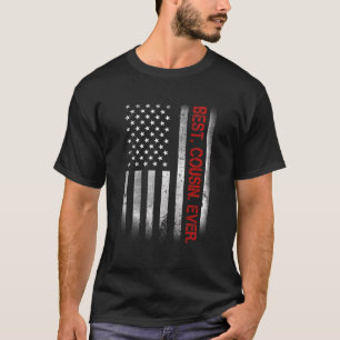 Beste neef ooit  Amerikaanse vlag voor pa Pa Pa Pa T-shirt