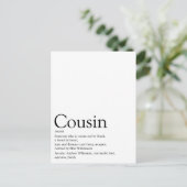 Beste neef ooit definitie briefkaart (Staand voorkant)