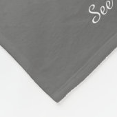 Beste neef ooit Definitie Zilver Glitter Fleece Deken (Hoek)