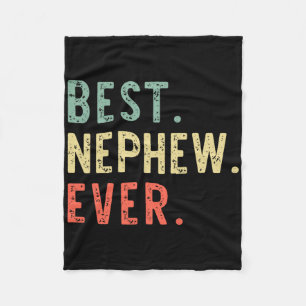 Beste neef ooit familie Grappige retro Fleece Deken