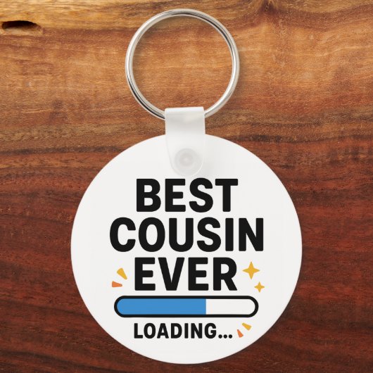 Beste neef ooit geladen sleutelhanger (Voorkant)