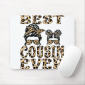 Beste neef ooit Leopard Plaid Moederdag Muismat (Met muis)