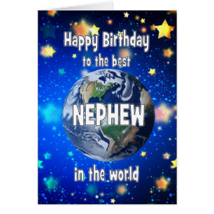 Beste neef ter wereld jarig