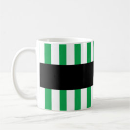 Beste NEIGHBOR ooit Groen Stripes Aangepaste naam Koffiemok