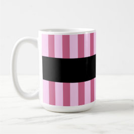 Beste NEIGHBOR ooit PINK Stripes Custom Name V09 Koffiemok