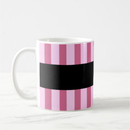 Beste NEIGHBOR ooit PINK Stripes Custom Name V09 Koffiemok