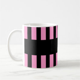 Beste NEIGHBOR ooit PINK Stripes Custom Name V23 Koffiemok