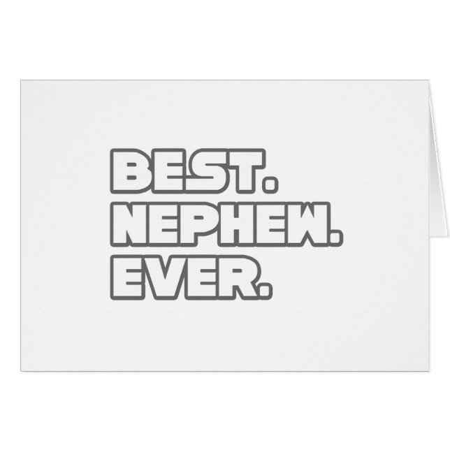 Beste Nephew ooit (Voorkant Horizontaal)