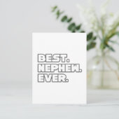 Beste Nephew ooit Briefkaart (Staand voorkant)