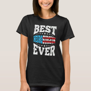 Beste neurochirurg ooit 4 juli VS Amerika T-shirt