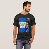 Beste Nicaraguaanse opa ooit Nicaragua vlag vader T-shirt (Voorkant volledig)