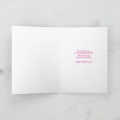 Beste nicht ooit Moederdag typografie in roze Kaart (Binnen)