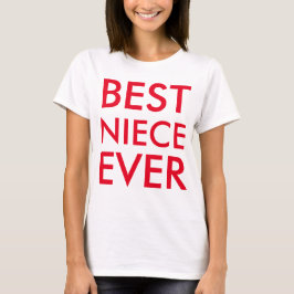 Beste nichtje ooit modern Elegant minimalistisch T-shirt
