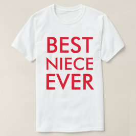 Beste nichtje ooit modern Elegant minimalistisch T-shirt