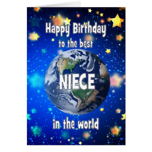 Beste nichtje ter wereld jarig (Voorkant)