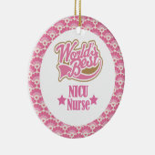 Beste NICU Nurse Gift Ornament ter wereld (Rechts)