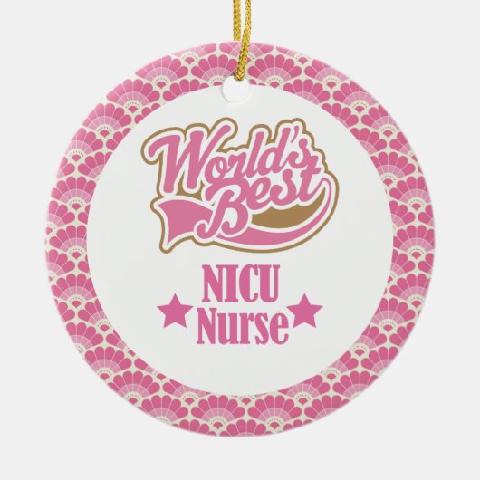 Beste NICU Nurse Gift Ornament ter wereld (Voorkant)