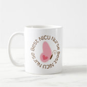 Beste NICU-verpleegster (vlinder) Koffiemok (Links)