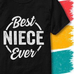Beste Niece Ooit Citaat Retro Vintage Grappige Nie T-shirt