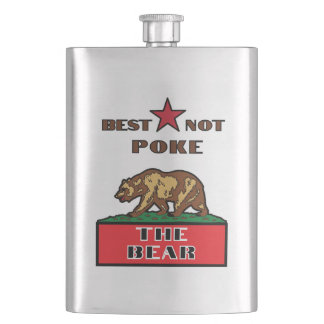 Beste niet porren het Beer - Californië Flask Flacon