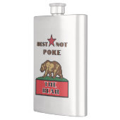Beste niet porren het Beer - Californië Flask Flacon (Links)