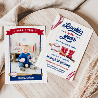 Beste Nieuwe Speler 1e Verjaardag Honkbal Verjaard Kaart